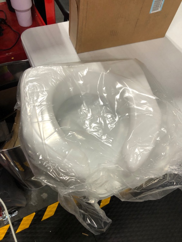 Photo 1 of SP Ableware Basic Open-Front 3-Inch Elevated Toilet Seat for Standard/Elongated Toilets - White (725790000) Universal