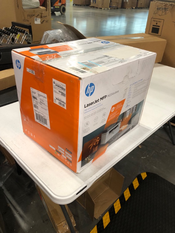 Photo 1 of HP LaserJet MFP M234sdwe Wireless Black and White All-in-One Printer with built-in Ethernet & fast 2-sided printing, HP+ and bonus 6 months Instant Ink (6GX01E)