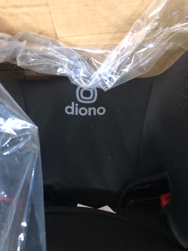 Photo 4 of Diono Everett NXT High Back Booster Car Seat with Rigid Latch, Lightweight Slim Fit Design, 8 Years 1 Booster Seat, Black NEW! Everett NXT Black