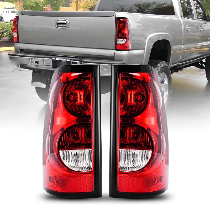 Photo 1 of AUTOONE - For 2003 2004 2005 2006 Chevy Silverado Tail Light Assembly Factory OEM Taillights Compatible with Chevrolet Silverado 1500/ 2500HD/ 3500, Driver & Passenger Side