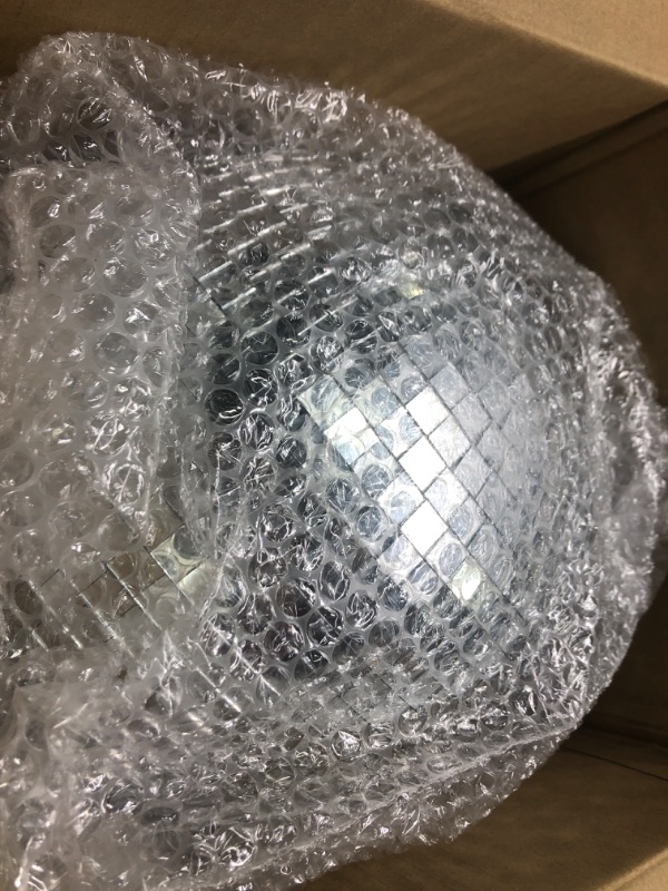 Photo 2 of 10" Mirror Disco Ball Great for a Party or Dj Light Effect Christmas