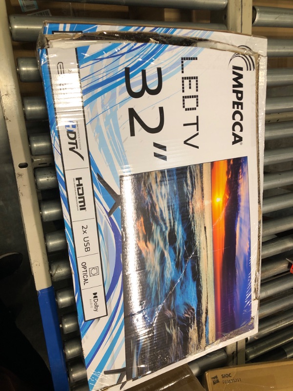 Photo 1 of Impecca 32” Frameless TV HD Ready 720p Picture Quality Built-in Stereo Speakers 2X HDMI, 2X USB Ports, Full Function Remote Control Wall mountable VESA Compatible Energy Star, TL3202H 2023