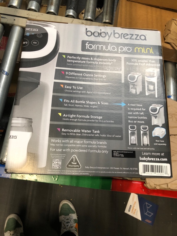 Photo 2 of Baby Brezza Formula Pro Mini Baby Formula Maker – Small Baby Formula Mixer Machine Fits Small Spaces and is Portable for Travel– Bottle Makers Makes The Perfect Bottle for Your Infant On The Go Formula Pro Mini Dispenser Machine