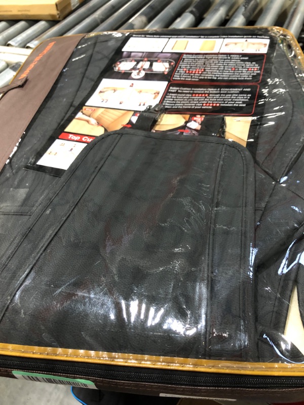 Photo 1 of OASIS AUTO Honda CRV Accessories Seat Covers 2007-2025 Custom Fit Leather Cover Protector Cushion for CR-V (Front Pair, Black) FRONT PAIR BLACK
