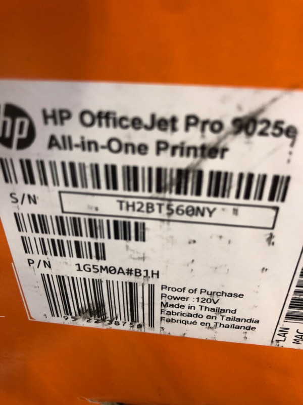 Photo 4 of HP OfficeJet Pro 9025e Wireless Color All-in-One Printer