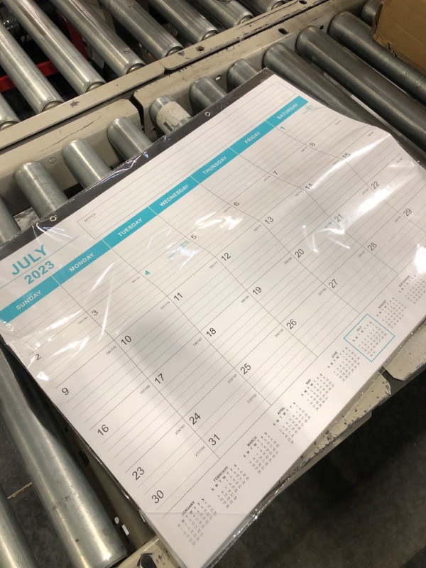 Photo 2 of Large Desk Calendar 2023 - July 2023- June 2024, 22 x 17 In,12 Month Desk/Wall Calendars with Large writing space and Corner Protectors, 2023 Calendar Desk Perfect for Planning and Organization 22 x 17 IN JUL - JUN