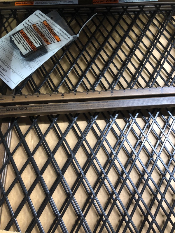 Photo 1 of Position & Lock Baby Gate, Pressure-Mounted, Farmhouse Collection