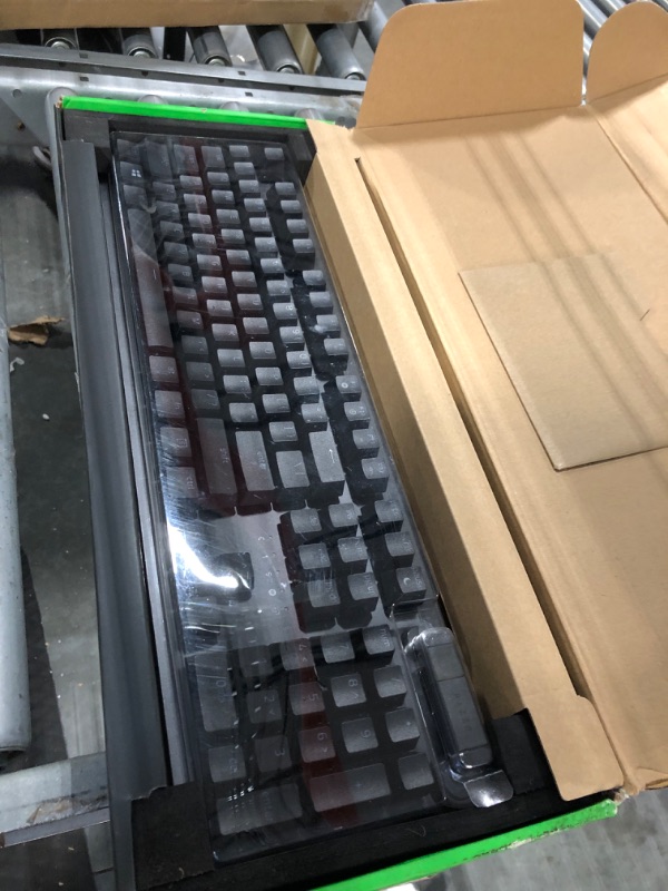 Photo 3 of Razer Huntsman V2 Analog Gaming Keyboard: Razer Analog Optical Switches - Chroma RGB Lighting - Magnetic Plush Wrist Rest - Dedicated Media Keys & Dial - Classic Black