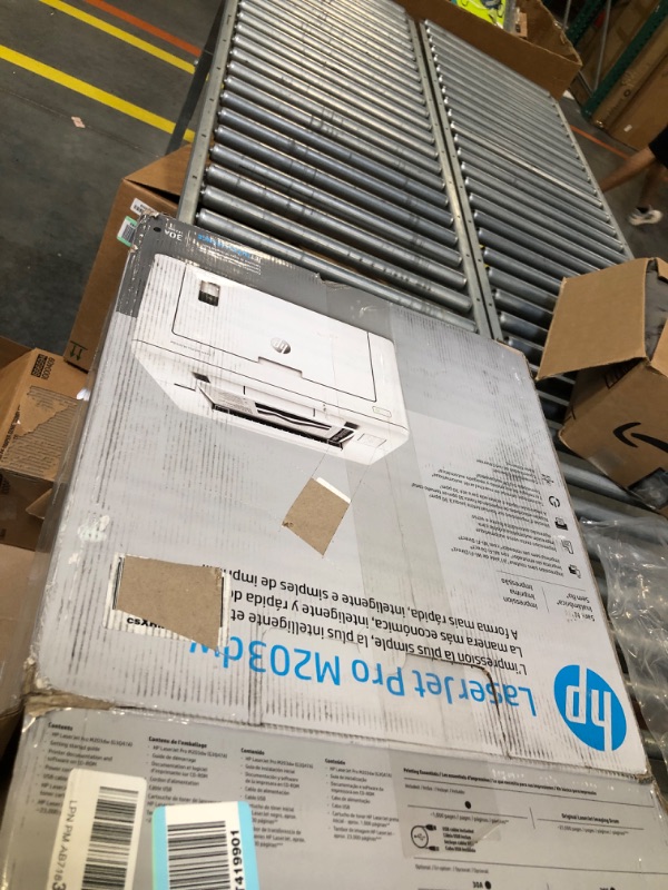 Photo 1 of HP LaserJet Pro M203dw Wireless Monochrome Printer with built-in Ethernet & 2-sided printing, works with Alexa (G3Q47A)