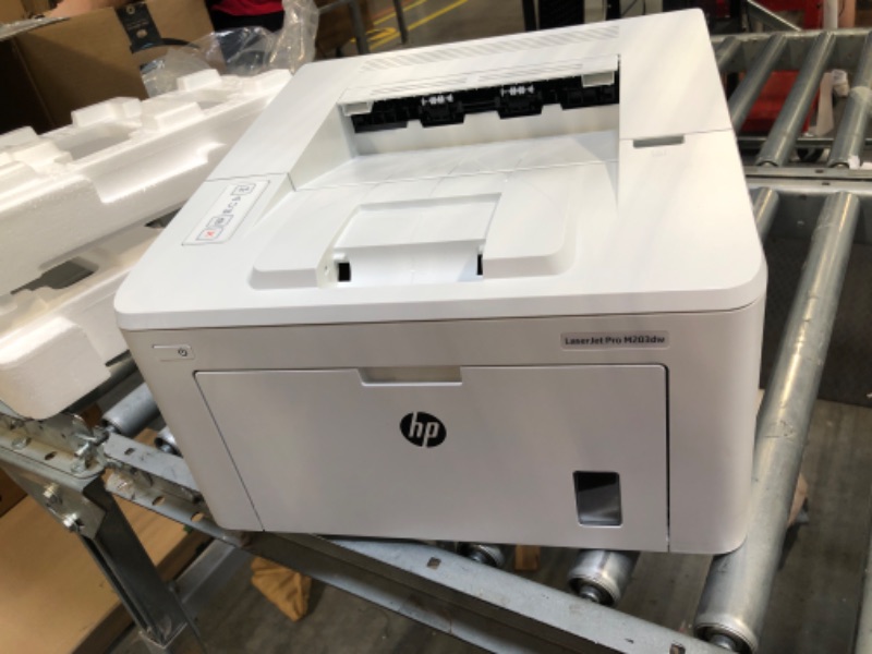 Photo 3 of HP LaserJet Pro M203dw Wireless Monochrome Printer with built-in Ethernet & 2-sided printing, works with Alexa (G3Q47A)