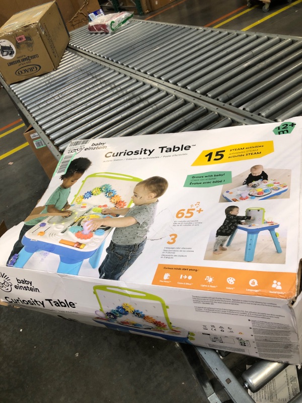 Photo 1 of Baby Einstein Curiosity Table Activity Station Table Toddler Toy with Lights and Melodies, Ages 12 Months and Up
