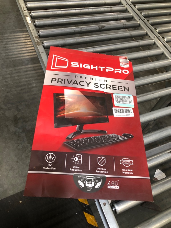 Photo 2 of SightPro 24 Inch Computer Privacy Screen Filter for 16:9 Widescreen Monitor - Privacy Shield and Anti-Glare Protector 24 Inch (Diagonal) - 16:9 Aspect Ratio