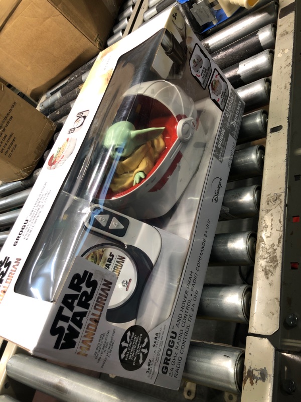 Photo 1 of Exquisite Gaming Star Wars - The Mandalorian 9' Radio Controlled Grogu & Hover Pram, Radio Controlled R/C Vehicle, Children Ages 5 Years and Up Grogu - Hover Pram