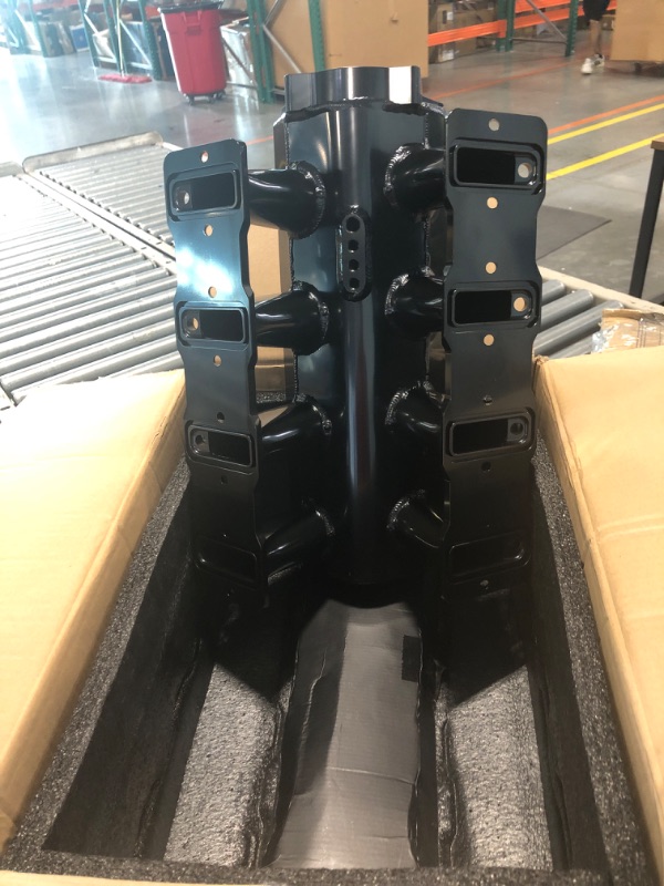 Photo 1 of POSENG Intake Manifold for LS Cathedral Port Heads for LS1 LS2 LS6 LS Engines Compatible with Chevy 4.8 5.3 5.7 6.0 (Black 92MM) 92mm black