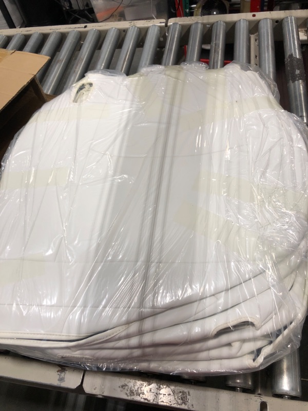 Photo 4 of Maysoo Tesla Seat Covers Model Y White Car Seat Covers(White-Organosilicon, Model Y(Full Set)) White Organosilicon model Y(full set)