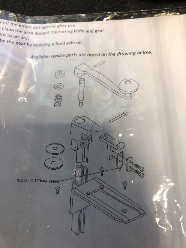 Photo 5 of Alegacy AL020G Gear, for AL020 series can opener