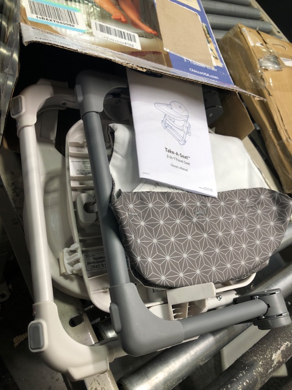 Photo 3 of Chicco Take-A-Seat Booster Seat - Grey Star