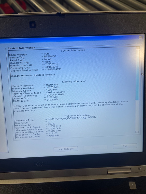 Photo 11 of Dell Latitude E6430 14.1 Inch Business Laptop computer, Intel Dual Core i7-3520M 2.9Ghz Processor, 16GB RAM, 240GB SSD, DVD, Rj-45, HDMI, Windows 10 Professional (Renewed)