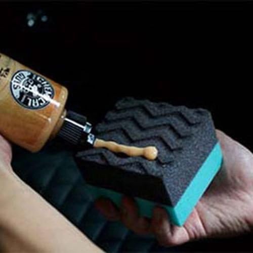 Photo 1 of Chemical Guys ACC_300_2 Wonder Wave Durafoam Contoured Large Tire Dressing Applicator Pad