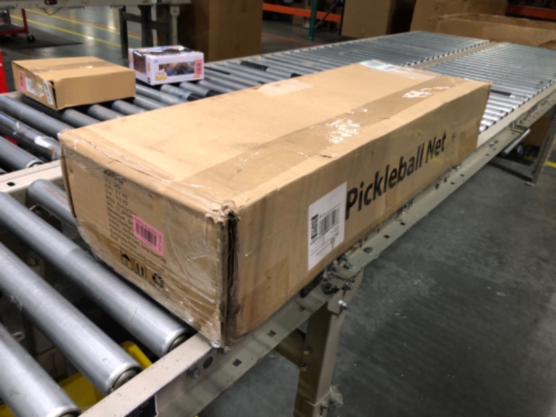 Photo 2 of Pickleball Net Set - Pickleball Net on Wheels for Driveway Backyard, 22FT Regular Size, 4 Pickleball Paddles & 8 Balls, 12 Court Markers, 1 Carry Bag, Pickleball Set for Beginners Indoor Outdoor Play