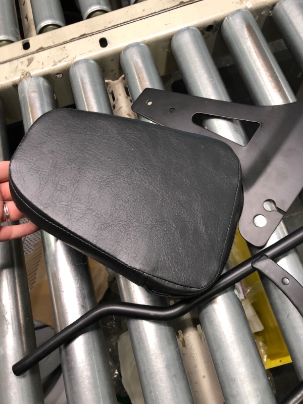 Photo 4 of **Missing major parts** Lo.gas Motorcycle Rear Seat BackRest Sissy Bar Back Rest for Harley-Davidson Dyna Fxd Fxdb Fxdc Fxdl Streetbob Wide Glide Low rider Black