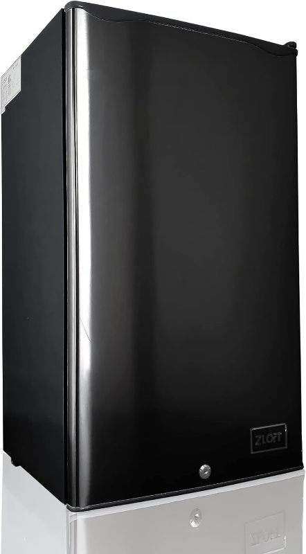 Photo 1 of **GREY COLOR!!!*** ZLOFT Mini Fridge with Freezer 3.2cu | Portable Mini Fridge for Bedroom, Dorm Refrigerator/Dorm Fridge, Small Refrigerator with Freezer, Mini Refrigerator, Small Fridge RV Refrigerators, GREY