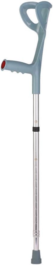 Photo 1 of 2 Pcs Aluminum Walking Stick, Height Adjustable, Ergonomic Handle with Comfortable Grip