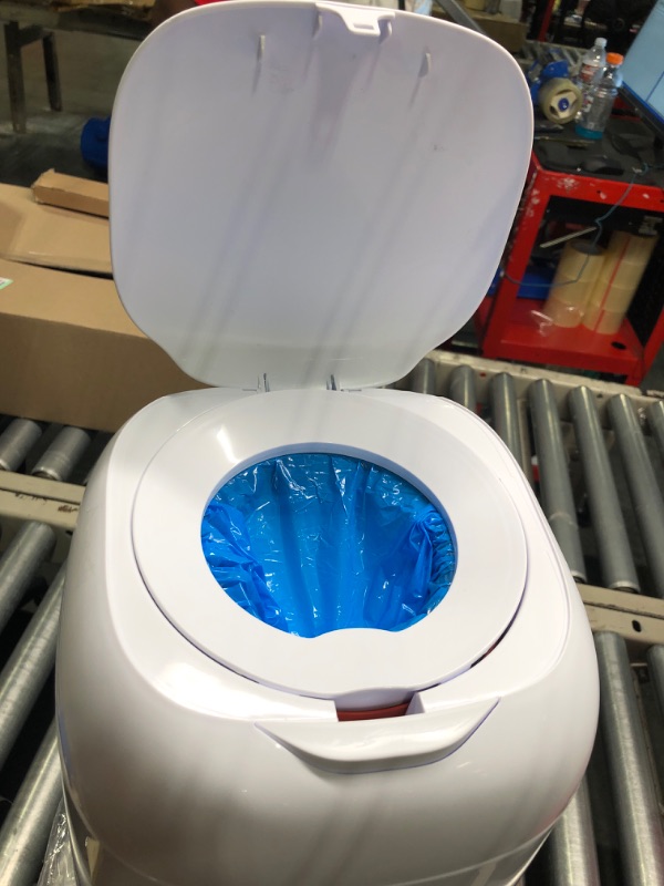 Photo 1 of Diaper Genie Expressions Pail | Odor-Controlling Baby Diaper Disposal System | Includes Diaper Pail and 1 Starter Refill Bag