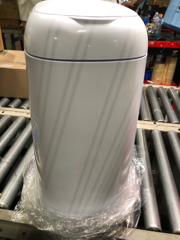 Photo 1 of Diaper Genie Expressions Pail | Odor-Controlling Baby Diaper Disposal System | Includes Diaper Pail and 1 Starter Refill Bag