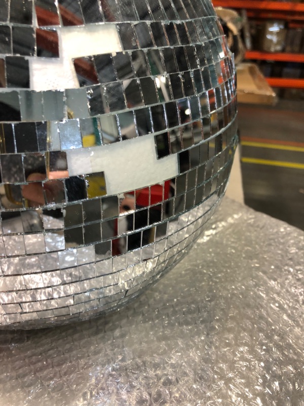 Photo 4 of 10" Mirror Disco Ball Great for a Party or Dj Light Effect Christmas