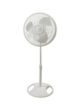 Photo 1 of Lasko 16" Oscillating 3-Speed Pedestal Fan, S16200, White