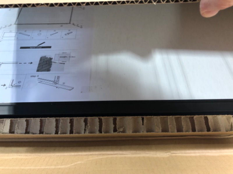 Photo 1 of XBoard Magnetic Whiteboard 36 x 24, White Board/Dry Erase Board with Detachable Marker Tray, Black Aluminium Frame 36" x 24"