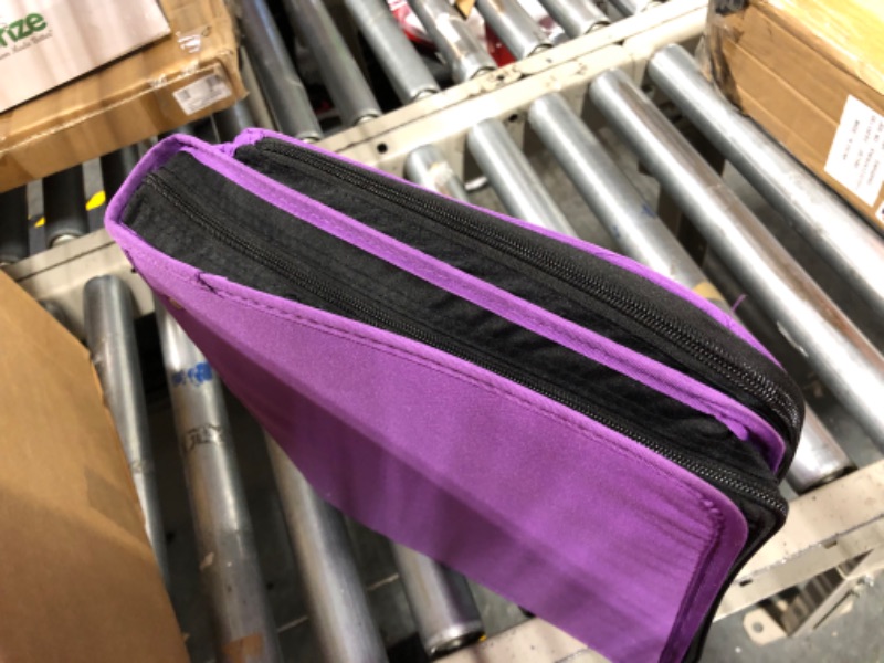 Photo 4 of 3 Ring Zipper Binder, 2 Inch Binder with Zipper, 880 Sheet Capacity 5 Pockets Expanding File Folder, Zip Binder with Durable Handle, Multiple Pockets School Binder Organizer, Purple - by Enday