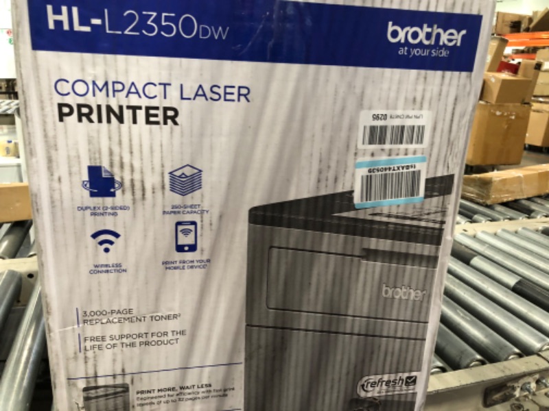 Photo 2 of Brother Hl-l2350dw Wireless Duplex Monochrome Compact Laser Printer