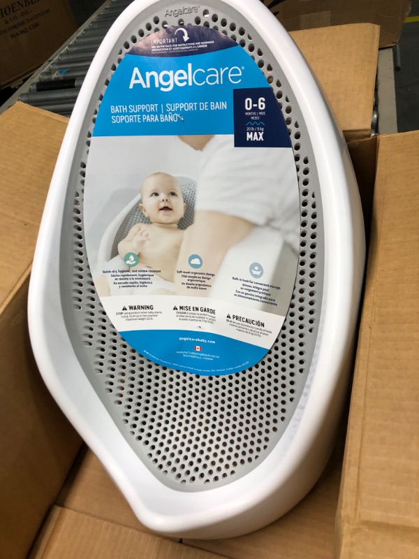 Photo 3 of Angelcare Baby Bath Support (Grey) | Ideal for Babies Less Than 6 Months Old
