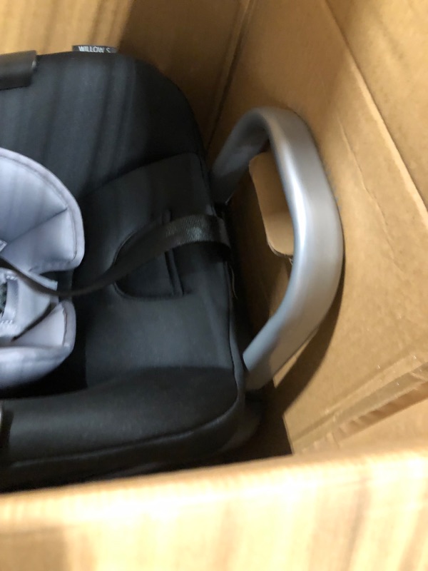 Photo 3 of Britax Willow S Infant Car Seat with Alpine Base, ClickTight Technology, Rear Facing Car Seat with RightSize System, Graphite Onyx