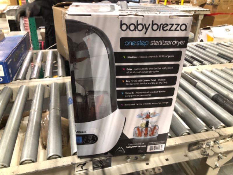 Photo 1 of Baby Brezza Baby Bottle Sterilizer and Dryer Machine – Electric Steam Sterilization - Universal Fit - Pacifiers, Glass, Plastic, and Newborn Feeding Bottles
