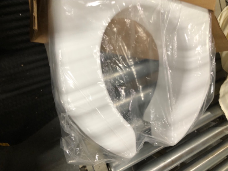 Photo 1 of SP Ableware Basic Open-Front 3-Inch Elevated Toilet Seat for Standard/Elongated Toilets - White (725790000) Universal