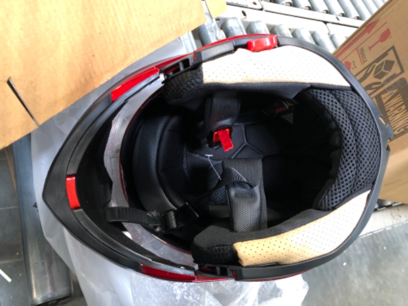 Photo 1 of AHR Motorcycle Helmet Dual Visor Modular Flip up Full Face Helmet DOT Approved - AHR Helmet Run-M1 & M3 for Adult Motorbike Street Bike Moped Racing
