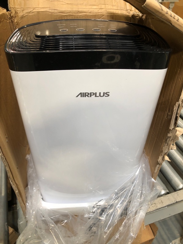 Photo 3 of AIRPLUS 1,500 Sq. Ft 30 Pints Dehumidifier for Home and Basements with Drain Hose(AP1907) 30 Pints A-Rounded