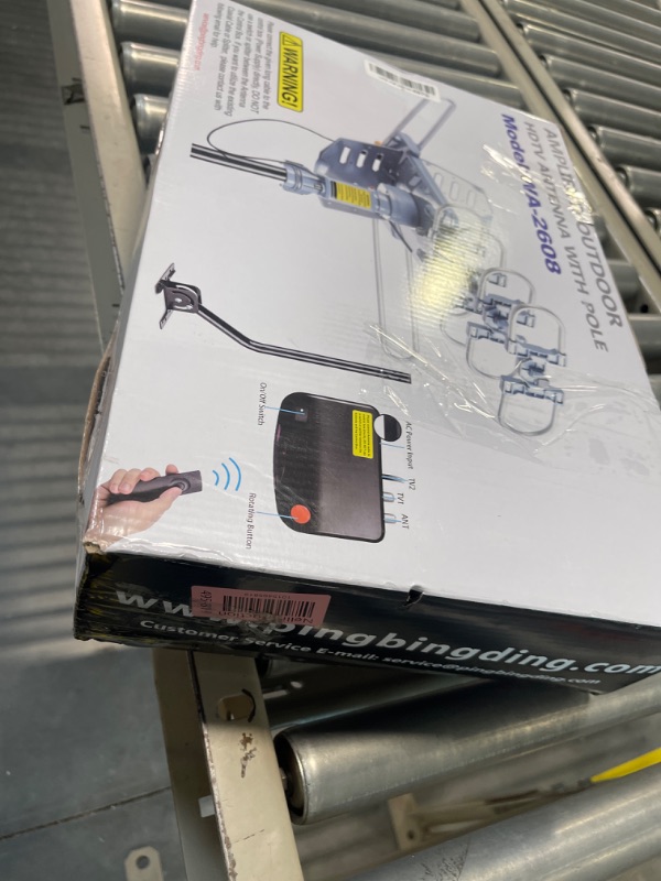 Photo 1 of PBD WA-2608 Digital Amplified Outdoor HD TV Antenna with Mounting Pole & 40 ft RG6 Coax Cable 150 Miles Range Wireless Remote Rotation Support 2TVs