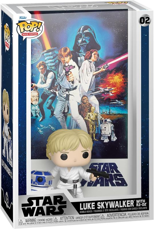 Photo 1 of Funko Pop! Movie Poster: Star Wars: A New Hope - Luke Skywalker with R2-D2