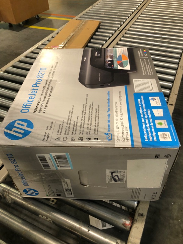 Photo 1 of HP OfficeJet Pro 8210 Wireless Color Printer (D9L64A) with and Instant Ink $5 Prepaid Code Printer + Instant Ink