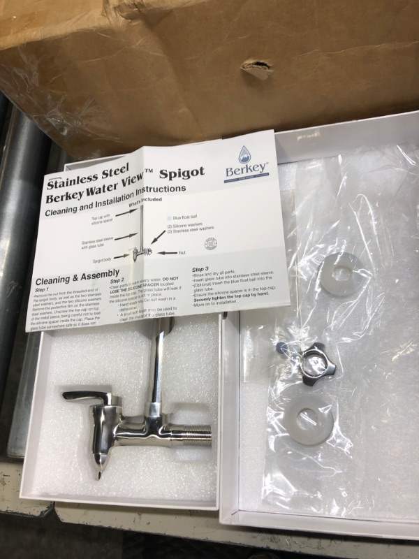 Photo 3 of 7 Inch Stainless Steel Berkey Water View Spigot for Travel Berkey and Big Berkey Systems 7” for Travel & Big Berkey