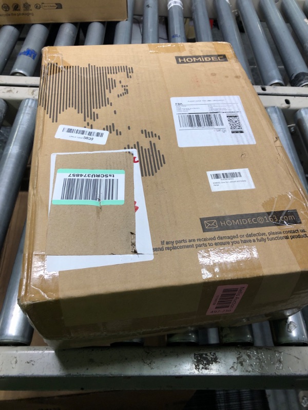 Photo 1 of HOMIDEC Shoe Storage, 10-Tier Shoe Rack Organizer for Closet 20 Pair Narrow Shoes Shelf Cabinet for Entryway, Bedroom and Hallway Transparent