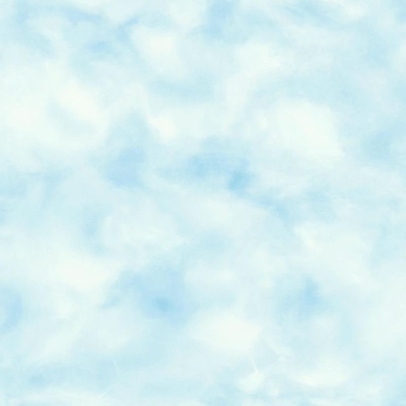 Photo 1 of Sky Blue Cloud Peel and Stick Wallpaper, Roll