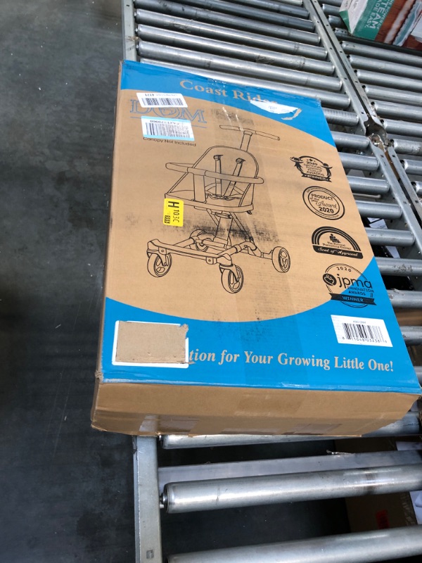 Photo 1 of Dream On Me Lightweight And Compact Coast Rider Stroller With One Hand Easy Fold, Adjustable Handles And Soft Ride Wheels, Grey