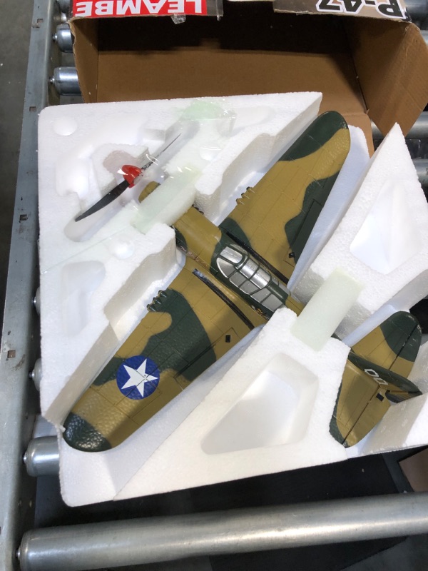 Photo 1 of LEAMBE RC Plane 4 Channel Remote Control Airplane - Ready to Fly P-40 Warhawk RC Airplane for Beginners Adult with Xpilot Stabilization System & One Key Aerobatic P40-green