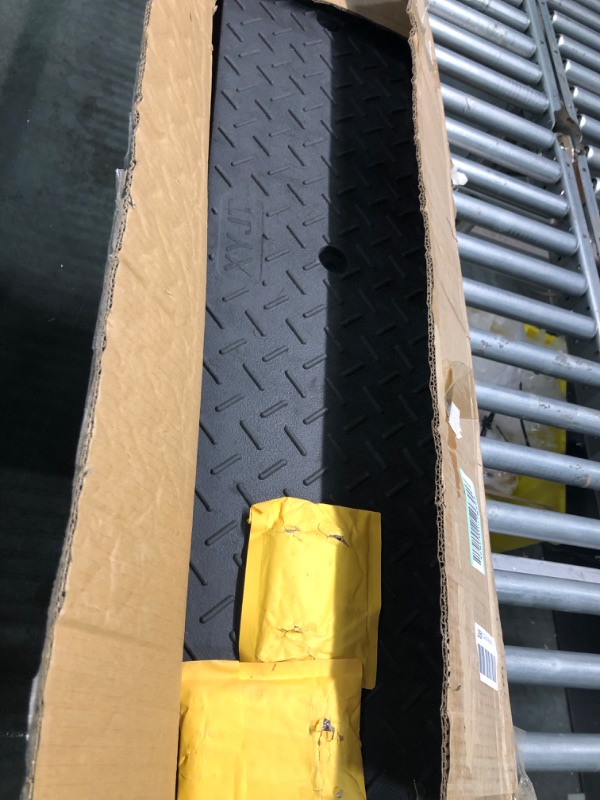 Photo 3 of 2 Pack 2'' Rise Rubber Curb Ramp Heavy Duty Loading Rubber Curb Ramps 3 Tons Driveway Ramp Car Slope Ramp for Loading Dock Bike Vehicle Warehouse Sidewalk Wheelchair