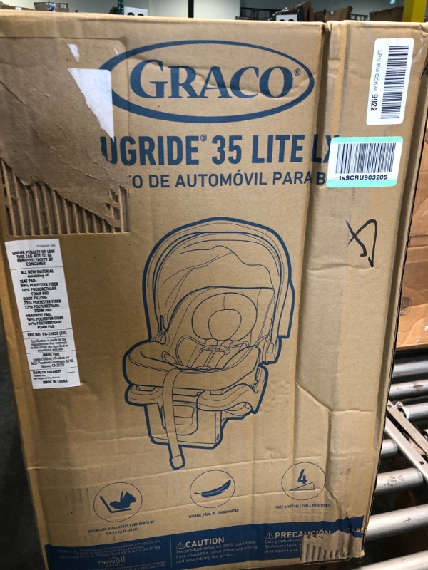 Photo 3 of Graco SnugRide 35 Lite LX Infant Car Seat, Studio SnugRide 1 Count (Pack of 1) Studio